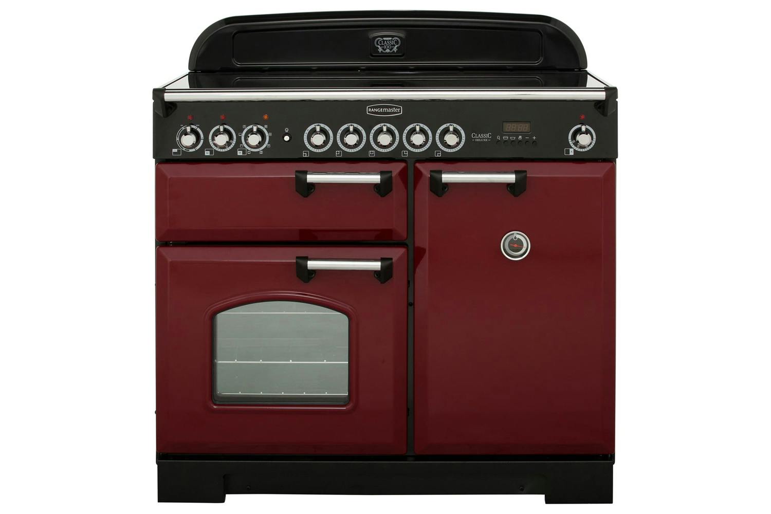 Rangemaster Classic Deluxe 100cm Induction Range Cooker | CDL100EICY/C | Cranberry