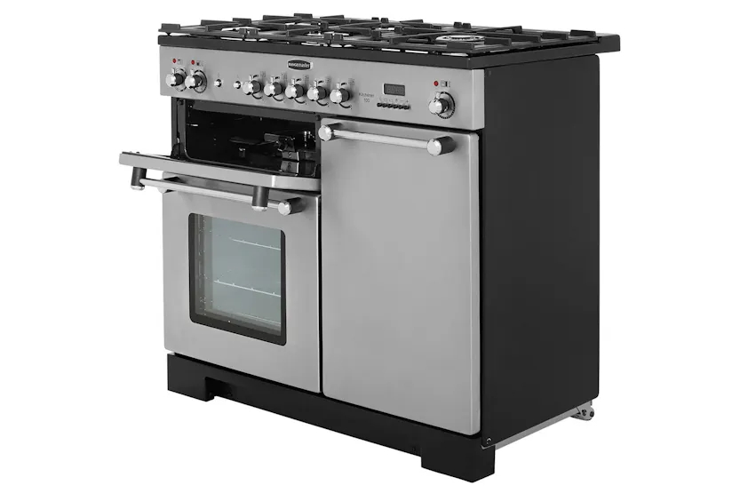 Rangemaster Kitchener 100cm Dual Fuel Range Cooker | KCH100DFFSS/C | Stainless Steel Rangemaster Kitchener 100cm Dual Fuel Range Cooker | KCH100DFFSS/C | Stainless Steel