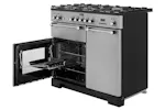 Rangemaster Kitchener 100cm Dual Fuel Range Cooker | KCH100DFFSS/C | Stainless Steel Rangemaster Kitchener 100cm Dual Fuel Range Cooker | KCH100DFFSS/C | Stainless Steel