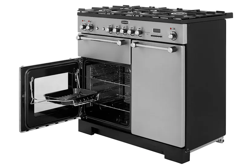 Rangemaster Kitchener 100cm Dual Fuel Range Cooker | KCH100DFFSS/C | Stainless Steel Rangemaster Kitchener 100cm Dual Fuel Range Cooker | KCH100DFFSS/C | Stainless Steel