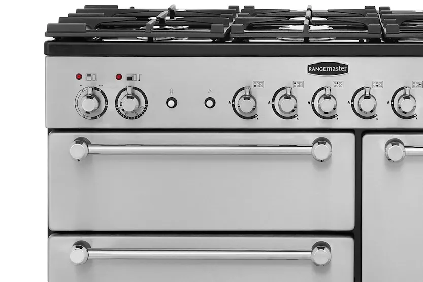 Rangemaster Kitchener 100cm Dual Fuel Range Cooker | KCH100DFFSS/C | Stainless Steel Rangemaster Kitchener 100cm Dual Fuel Range Cooker | KCH100DFFSS/C | Stainless Steel