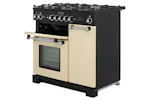 Rangemaster Kitchener 90cm Dual Fuel Range Cooker | KCH90DFFCR/C | Cream Rangemaster Kitchener 90cm Dual Fuel Range Cooker | KCH90DFFCR/C | Cream