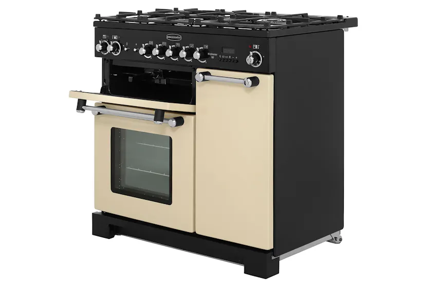 Rangemaster Kitchener 90cm Dual Fuel Range Cooker | KCH90DFFCR/C | Cream Rangemaster Kitchener 90cm Dual Fuel Range Cooker | KCH90DFFCR/C | Cream