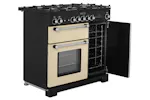 Rangemaster Kitchener 90cm Dual Fuel Range Cooker | KCH90DFFCR/C | Cream Rangemaster Kitchener 90cm Dual Fuel Range Cooker | KCH90DFFCR/C | Cream
