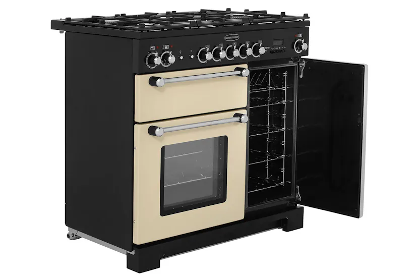 Rangemaster Kitchener 90cm Dual Fuel Range Cooker | KCH90DFFCR/C | Cream Rangemaster Kitchener 90cm Dual Fuel Range Cooker | KCH90DFFCR/C | Cream