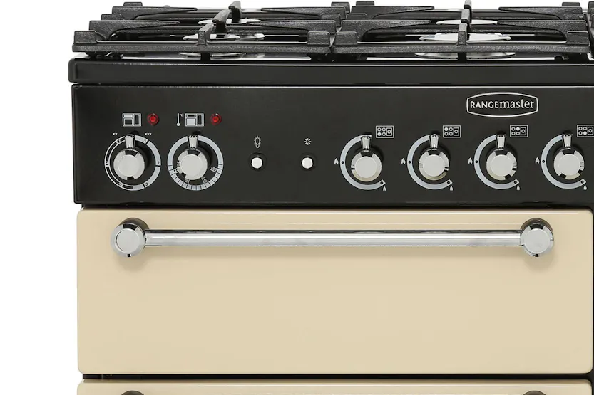 Rangemaster Kitchener 90cm Dual Fuel Range Cooker | KCH90DFFCR/C | Cream Rangemaster Kitchener 90cm Dual Fuel Range Cooker | KCH90DFFCR/C | Cream
