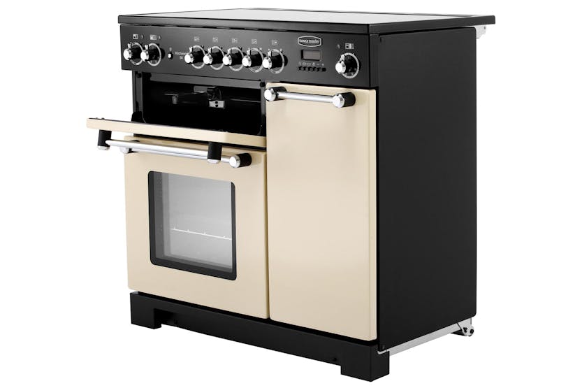 Rangemaster 90cm Electric Range Cooker | KCH90ECCR/C | Cream Rangemaster 90cm Electric Range Cooker | KCH90ECCR/C | Cream