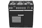 Rangemaster Professional Plus 90cm Gas Range Cooker | PROP90NGFGB/C | Black Rangemaster Professional Plus 90cm Gas Range Cooker | PROP90NGFGB/C | Black