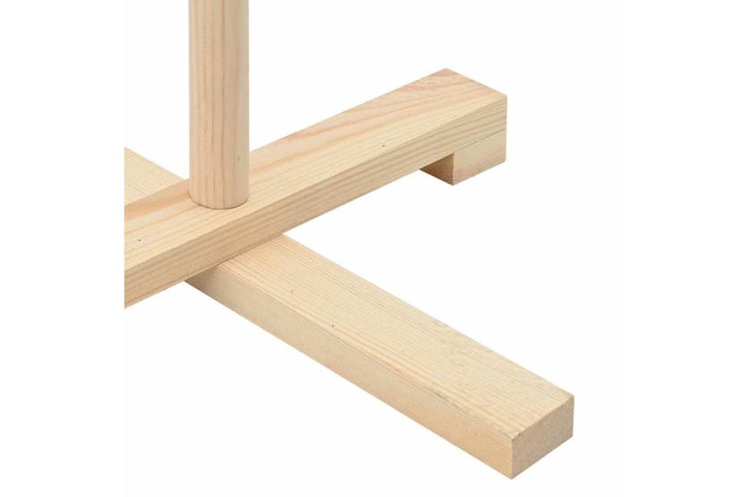 Vidaxl Wooden Christmas Tree With Stand Natural 125 Cm Solid Pine Wood Vidaxl Wooden Christmas Tree With Stand Natural 125 Cm Solid Pine Wood