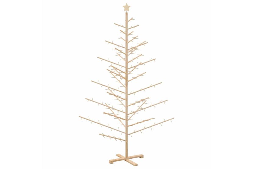 Vidaxl Wooden Christmas Tree With Stand Natural 210 Cm Solid Pine Wood Vidaxl Wooden Christmas Tree With Stand Natural 210 Cm Solid Pine Wood