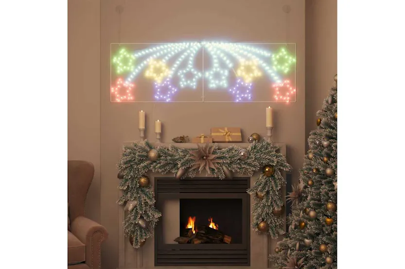 Vidaxl Christmas Star With 432 Leds Multicolour 180 X 57 Cm Pvc Vidaxl Christmas Star With 432 Leds Multicolour 180 X 57 Cm Pvc