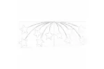 Vidaxl Christmas Star With 432 Leds Multicolour 180 X 57 Cm Pvc Vidaxl Christmas Star With 432 Leds Multicolour 180 X 57 Cm Pvc