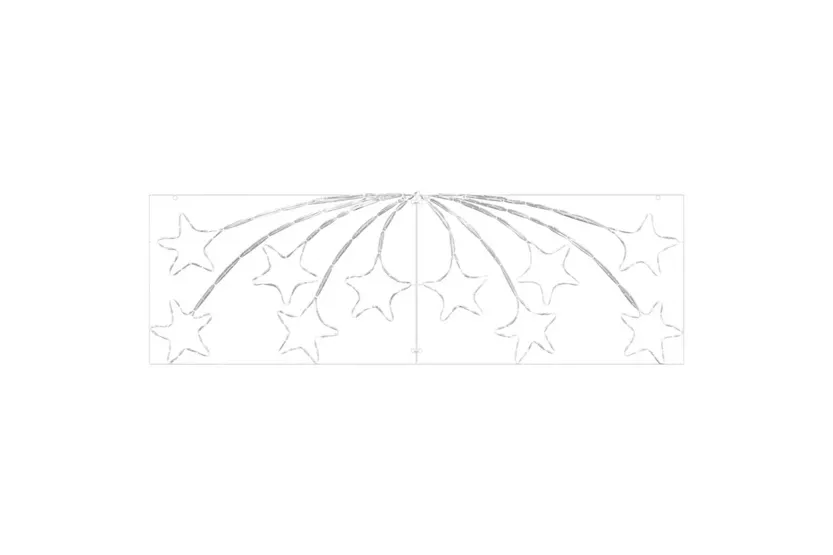 Vidaxl Christmas Star With 432 Leds Multicolour 180 X 57 Cm Pvc Vidaxl Christmas Star With 432 Leds Multicolour 180 X 57 Cm Pvc
