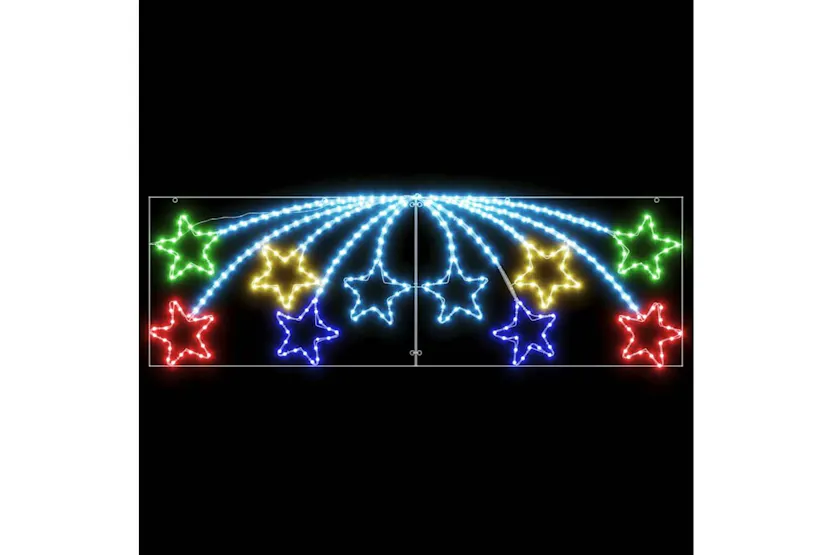 Vidaxl Christmas Star With 432 Leds Multicolour 180 X 57 Cm Pvc Vidaxl Christmas Star With 432 Leds Multicolour 180 X 57 Cm Pvc