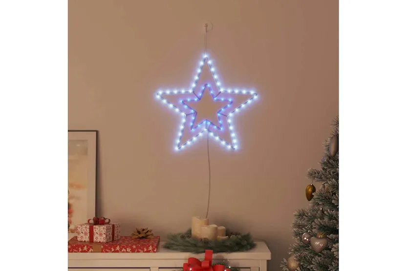 Vidaxl Christmas Star With 72 Leds Cold White 515 X 50 X 065 Cm Iron Vidaxl Christmas Star With 72 Leds Cold White 515 X 50 X 065 Cm Iron