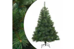 Vidaxl Artificial Hinged Christmas Tree Green 120 Cm Pvc Steel Vidaxl Artificial Hinged Christmas Tree Green 120 Cm Pvc Steel