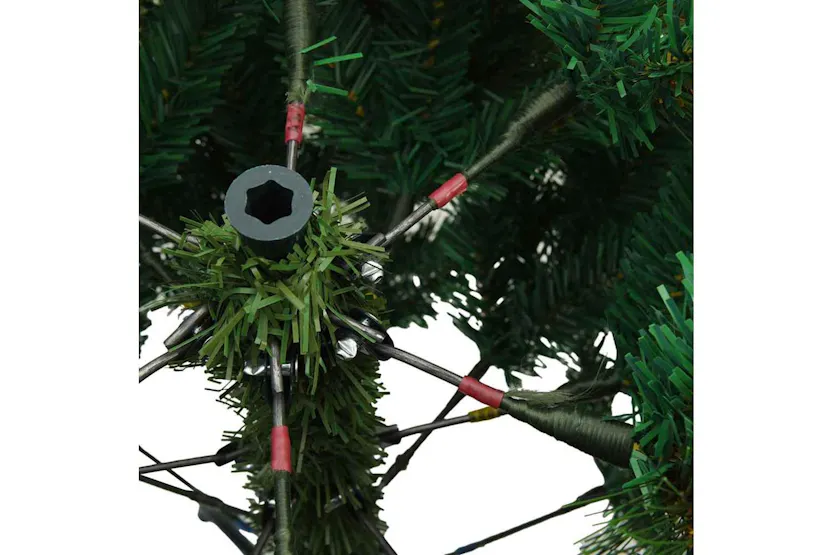 Vidaxl Artificial Hinged Christmas Tree Green 120 Cm Pvc Steel Vidaxl Artificial Hinged Christmas Tree Green 120 Cm Pvc Steel