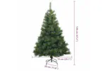 Vidaxl Artificial Hinged Christmas Tree Green 120 Cm Pvc Steel Vidaxl Artificial Hinged Christmas Tree Green 120 Cm Pvc Steel