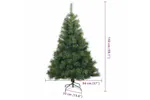 Vidaxl Artificial Hinged Christmas Tree Green 150 Cm Pvc Steel Vidaxl Artificial Hinged Christmas Tree Green 150 Cm Pvc Steel