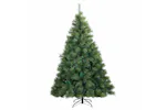 Vidaxl Artificial Hinged Christmas Tree Green 210 Cm Pvc Steel Vidaxl Artificial Hinged Christmas Tree Green 210 Cm Pvc Steel