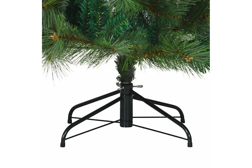 Vidaxl Artificial Hinged Christmas Tree Green 210 Cm Pvc Steel Vidaxl Artificial Hinged Christmas Tree Green 210 Cm Pvc Steel