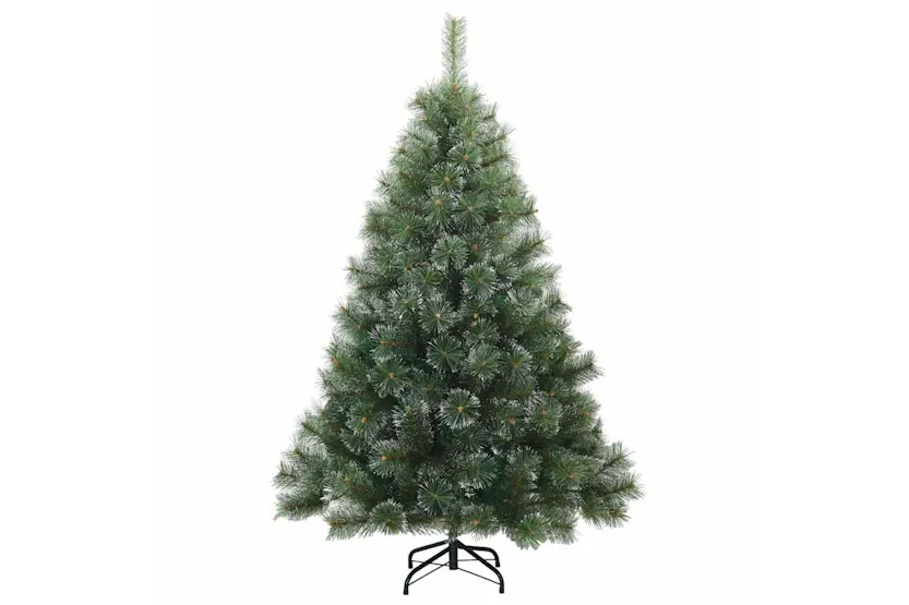 Vidaxl Artificial Hinged Christmas Tree Snow Flocked White 120 Cm Vidaxl Artificial Hinged Christmas Tree Snow Flocked White 120 Cm