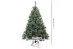 Vidaxl Artificial Hinged Christmas Tree Snow Flocked White 120 Cm Vidaxl Artificial Hinged Christmas Tree Snow Flocked White 120 Cm
