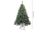 Vidaxl Artificial Hinged Christmas Tree Snow Flocked White 150 Cm Vidaxl Artificial Hinged Christmas Tree Snow Flocked White 150 Cm