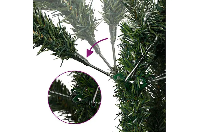 Vidaxl Artificial Hinged Christmas Tree Snow Flocked White 180 Cm Vidaxl Artificial Hinged Christmas Tree Snow Flocked White 180 Cm