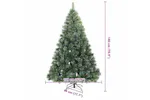 Vidaxl Artificial Hinged Christmas Tree Snow Flocked White 180 Cm Vidaxl Artificial Hinged Christmas Tree Snow Flocked White 180 Cm