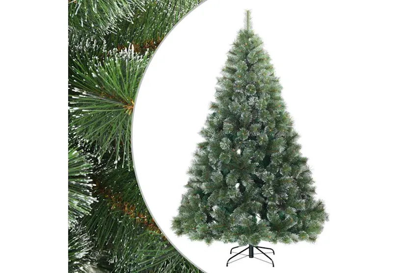 Vidaxl Artificial Hinged Christmas Tree Snow Flocked White 210 Cm Vidaxl Artificial Hinged Christmas Tree Snow Flocked White 210 Cm