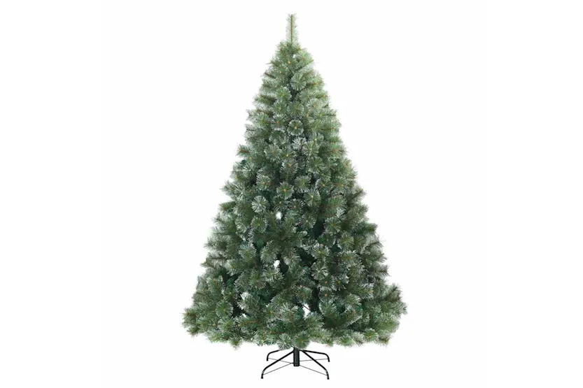 Vidaxl Artificial Hinged Christmas Tree Snow Flocked White 210 Cm Vidaxl Artificial Hinged Christmas Tree Snow Flocked White 210 Cm
