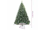 Vidaxl Artificial Hinged Christmas Tree Snow Flocked White 240 Cm Vidaxl Artificial Hinged Christmas Tree Snow Flocked White 240 Cm