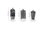 Vidaxl Halloween Hanging Ghost 3 Pcs Black 66 X 110 Cm Polyester Vidaxl Halloween Hanging Ghost 3 Pcs Black 66 X 110 Cm Polyester