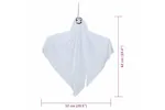 Vidaxl Halloween Hanging Ghost With 3 Leds 3 Pcs White Polyester Vidaxl Halloween Hanging Ghost With 3 Leds 3 Pcs White Polyester