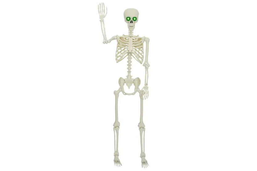 Vidaxl Halloween Skeleton White Plastic Vidaxl Halloween Skeleton White Plastic