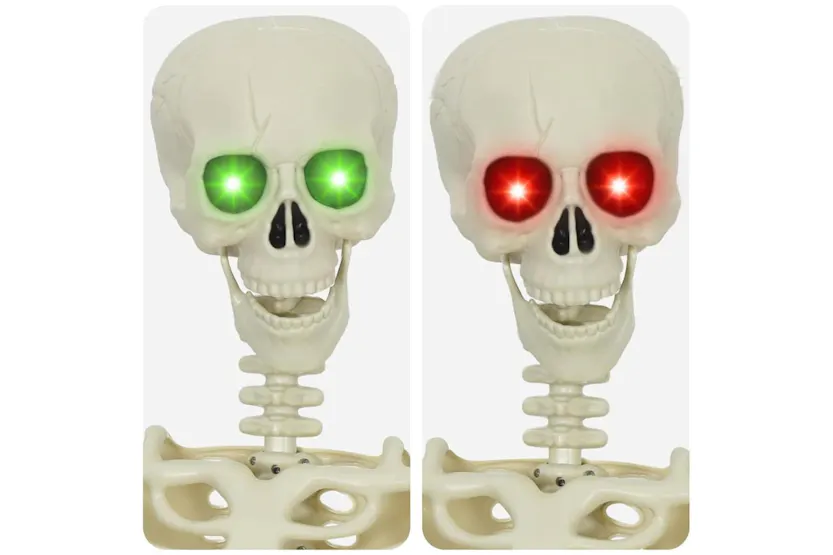 Vidaxl Halloween Skeleton White Plastic Vidaxl Halloween Skeleton White Plastic