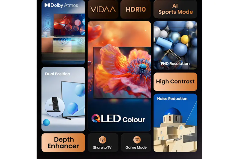 Hisense 40" A5Q Full HD QLED Smart TV | 40A59Q Hisense 40" A5Q Full HD QLED Smart TV | 40A59Q