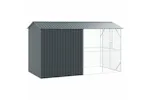 Bird Cage Anthracite 430 X 208 X 247 Cm Galvanised Steel Bird Cage Anthracite 430 X 208 X 247 Cm Galvanised Steel