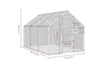 Aviary Anthracite 179x3x185 M Aluminium Aviary Anthracite 179x3x185 M Aluminium