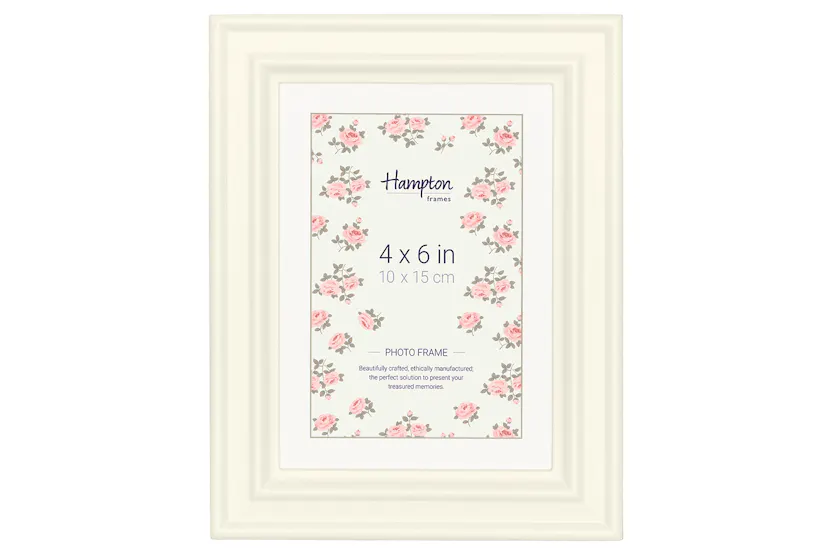 Helena 6x4" Photo Frame | White Helena 6x4" Photo Frame | White