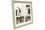 Helena 5 Aperture Photo Frame | Sage Helena 5 Aperture Photo Frame | Sage