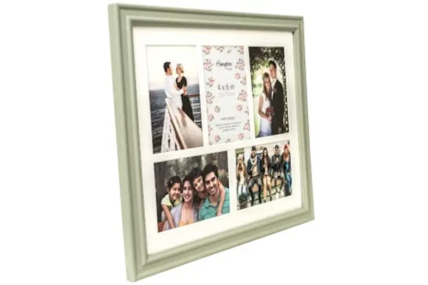 Helena 5 Aperture Photo Frame | Sage Helena 5 Aperture Photo Frame | Sage
