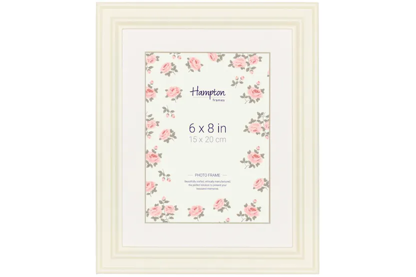 Helena 6×8" Photo Frame | White Helena 6×8" Photo Frame | White