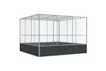 Aviary Silver 311x307x212 Cm Steel Aviary Silver 311x307x212 Cm Steel