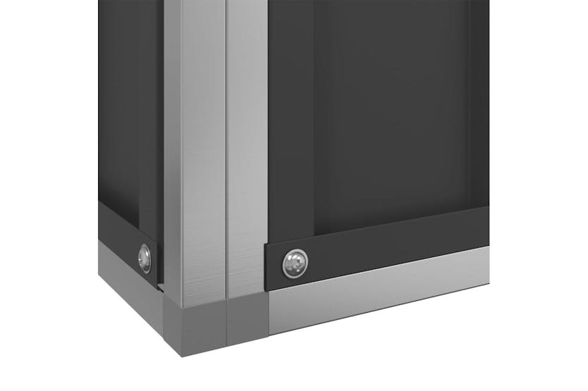 Aviary With Extension Silver 497x303x216 Cm Steel Aviary With Extension Silver 497x303x216 Cm Steel