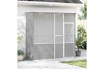 Bird Cage Grey 215x78x200 Cm Galvanised Steel Bird Cage Grey 215x78x200 Cm Galvanised Steel