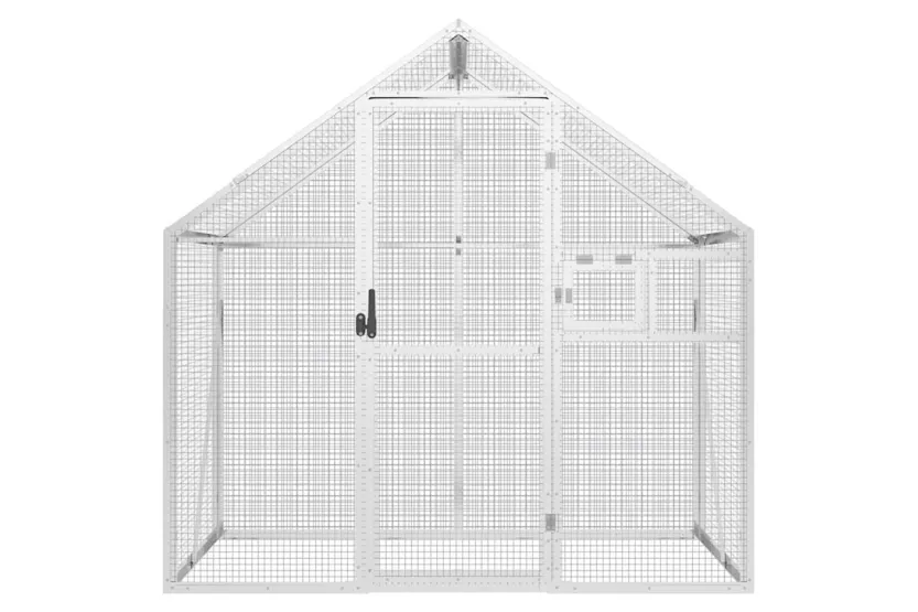 Aviary Silver 179x100x185 Cm Aluminium Aviary Silver 179x100x185 Cm Aluminium