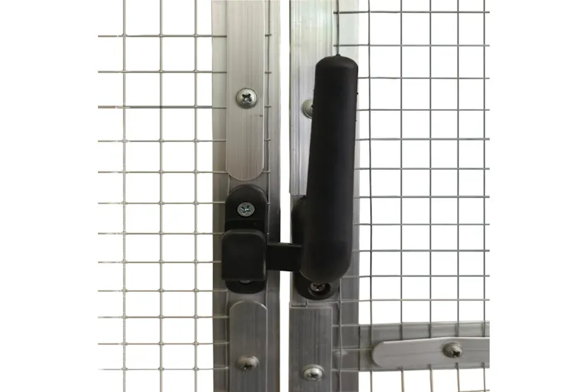 Aviary Silver 179x100x185 Cm Aluminium Aviary Silver 179x100x185 Cm Aluminium