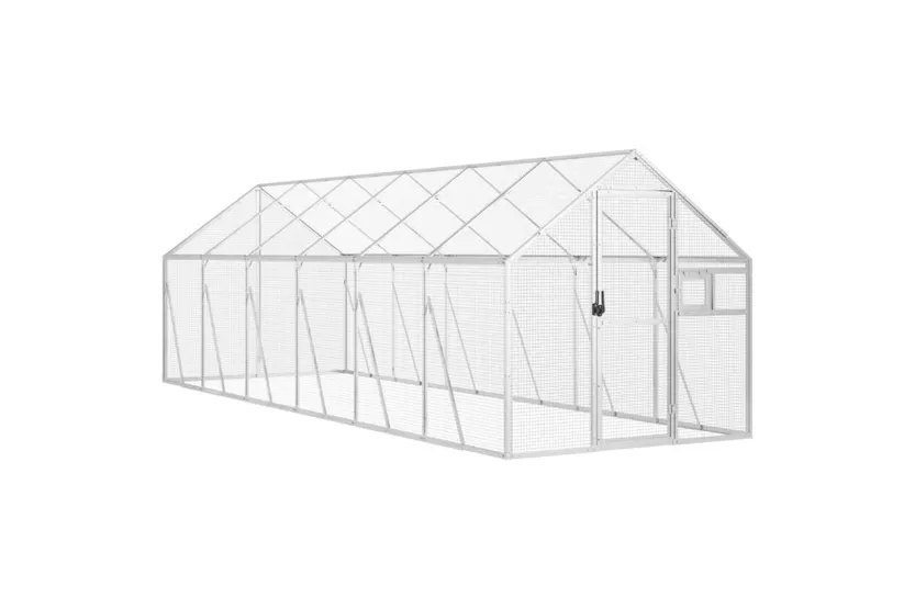 Aviary Silver 179x6x185 M Aluminium Aviary Silver 179x6x185 M Aluminium